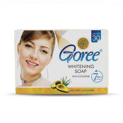 Epoke Whitening Soap Avocado & Aloevera with Lycopene and SPF 30 for Daily Cleansing