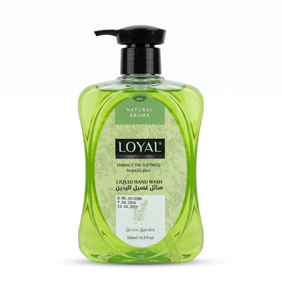 LOYAL Natural Aroma Green Garden Liquid Hand Wash 500ml (16.9 fl oz) | New Aroma Hand Wash for Everyday Use