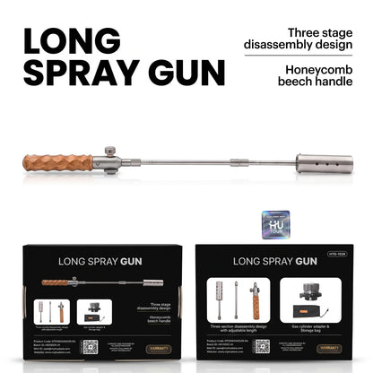HU tour Long spray Gun – 59cm | Honeycomb Beech Handle | Three-Stage Disassembly Design