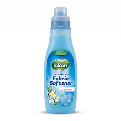 Falcon Fabric Softener – Bouquet, 1 Litre | Floral Scent | Colour Protection | Soft Touch Fabric Care