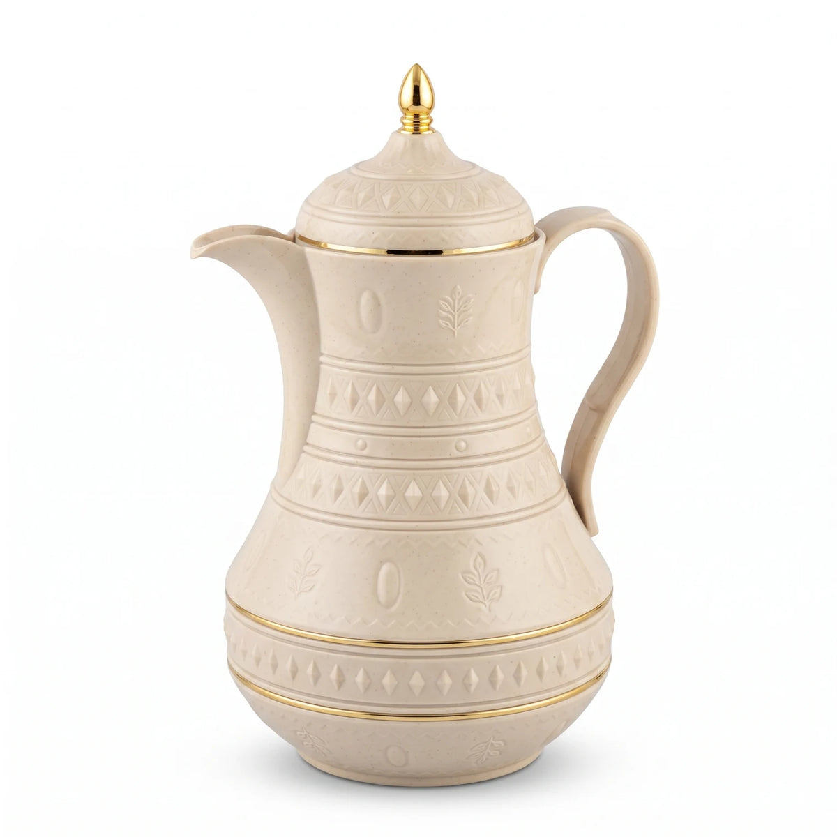 Rose Decorative Vaccum Flask 1 Liter – Leak Proof Tea and Coffee Flask | Keeps Hot 12 Hours, Cold 24 Hours