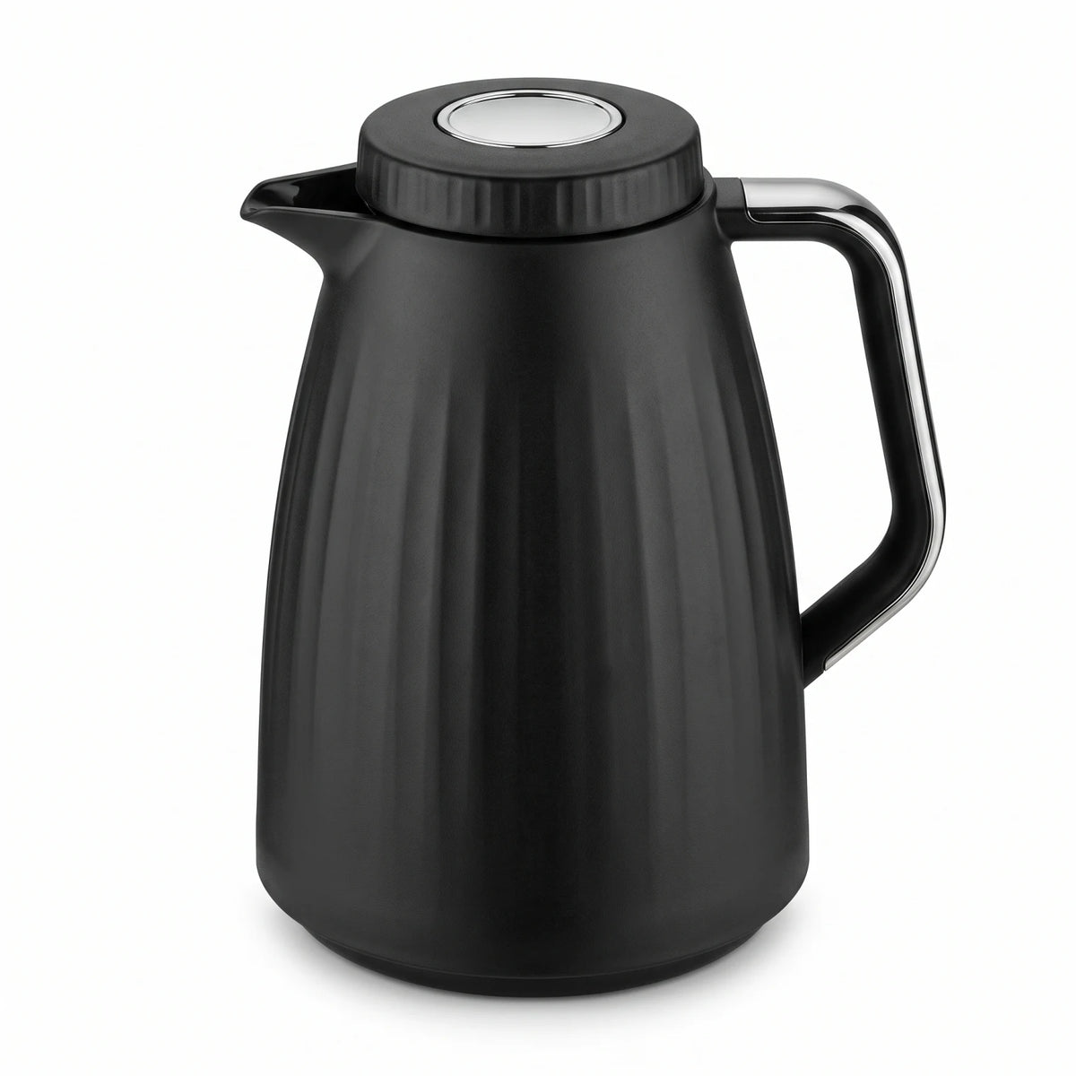 BAYTIX Vacuum Flask 1.0 Liter – Black Insulated Beverage Carafe | Leak Proof, Keeps Drinks Hot or Cold