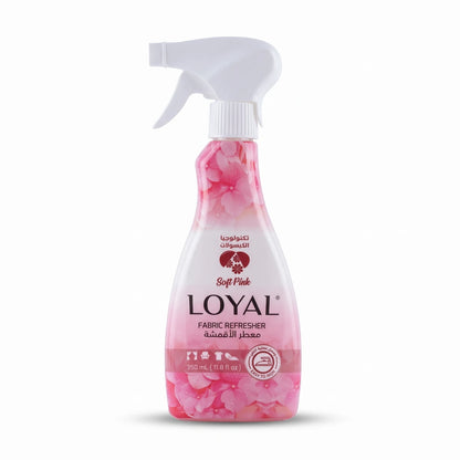 LOYAL Fabric Refresher 350ml Soft Pink – Capsule Technology, Easy to Iron, For Curtains, Sofas and Clothing