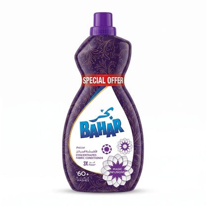 Bahar Concentrated Fabric Conditioner – Magic Infusions, 1.5 Liters | 3X Power | 60+ Washes