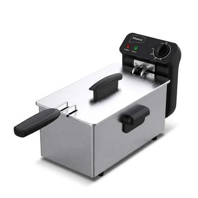 Impex Deep Fryer IDF1003 – 3 LTR, 2000W | Adjustable 130°C–190°C Temperature Control | Non-Stick Removable Inner Tank