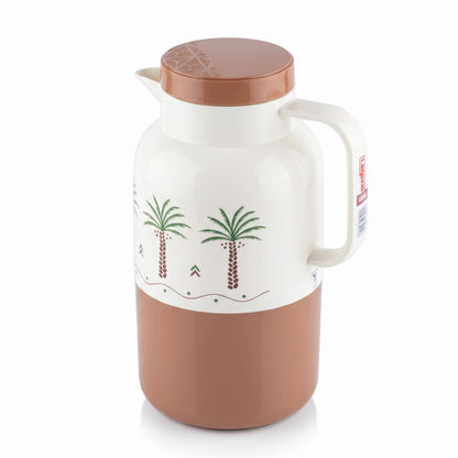 Legend Vacuum Flask 2.0 Liters – Leak-Proof Tea and Coffee Flask with Pink Glass Interior