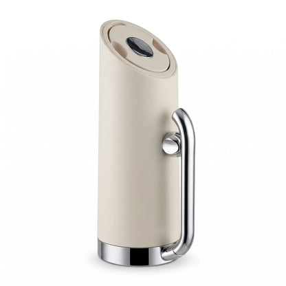 MAHRA Cream vaccum flask 0.8 Liter – Plastic Body | Steel Handle and Base | Leak Proof Tea and Coffee Flask