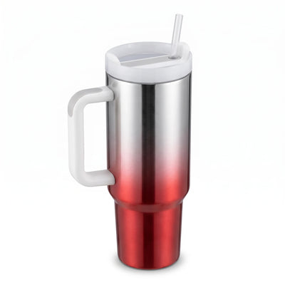 Steel Cylindrical Handled Countertop Vessel – 27cm Height | 10cm Plastic Cap | 8cm Base | Plastic Handle