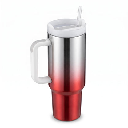 Steel Cylindrical Handled Countertop Vessel – 27cm Height | 10cm Plastic Cap | 8cm Base | Plastic Handle