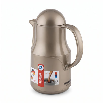 Markutec German-made Gold Vaccum Flask 0.5 Litre | Leak-Proof Tea and Coffee Flask | Keeps Drinks Hot or Cold