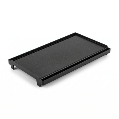 Horizon Aluminium Non-Stick Black BBQ Plate (Long Loaf Plate) – 45 x 24 x 5 cm Rectangular Grill Pan with Raised Rim