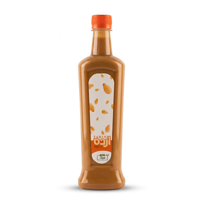 Tahini Sesame Paste in Bottle with Orange Screw Cap and Sesame-Seed Label