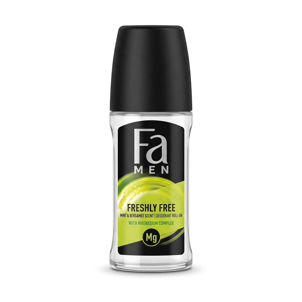 Fa MEN Deodorant Roll-On – Mint & Bergamot Scent with Magnesium Complex | Freshly Free