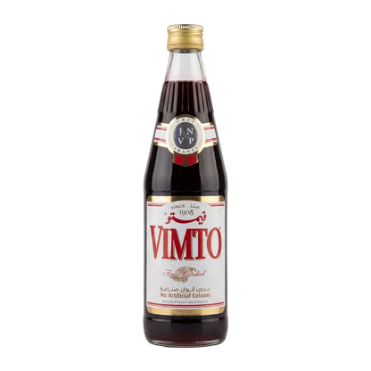 Vimto Fruit Cordial 680 ML Glass Bottle – No Artificial Colours, Screw Cap, Fruit Cordial Beverage