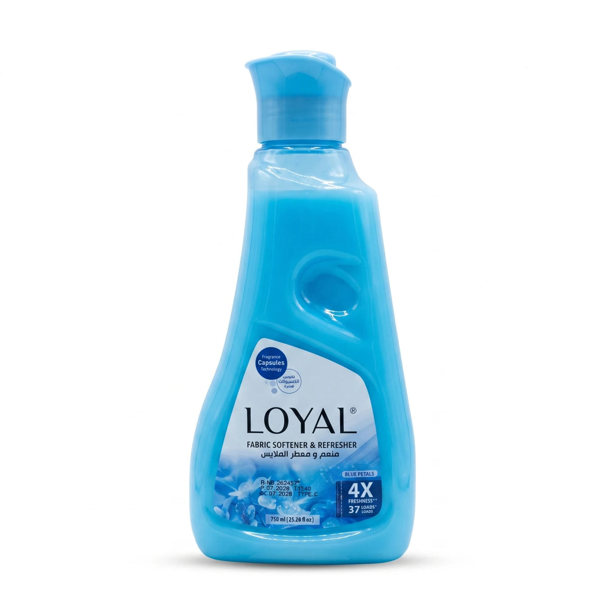Loyal Fabric Softener & Refresher – Blue Petals, 750ml | Fragrance Capsules Technology | 37 Loads