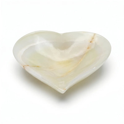 Marble Heart Shape Bowl – 16 cm Decorative Serving Dish for Tabletop Display and Everyday Home Organisation