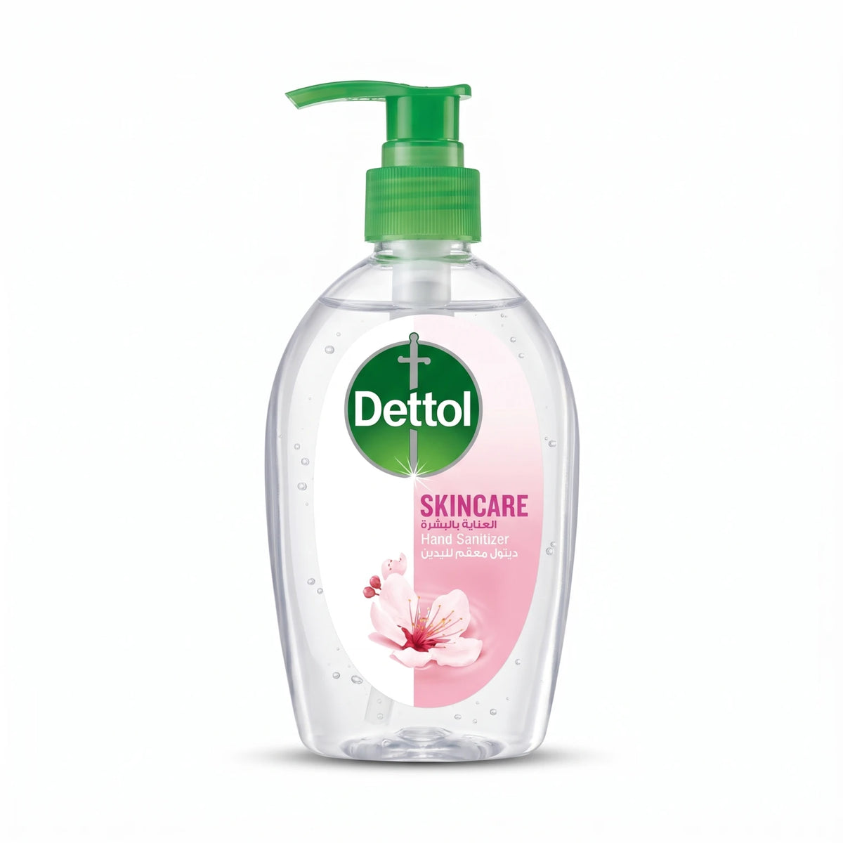 Dettol SKINCARE Hand Sanitizer 200 ml – Pump Dispenser for Convenient Hand Hygiene