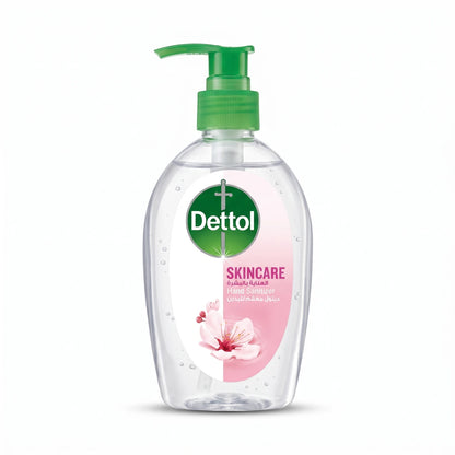 Dettol SKINCARE Hand Sanitizer 200 ml – Pump Dispenser for Convenient Hand Hygiene