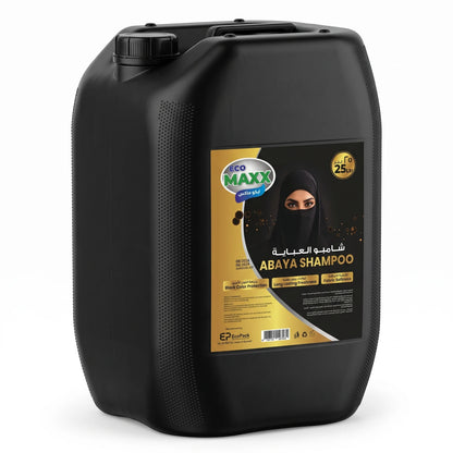 Eco Maxx Abaya Shampoo – 25 lite | Black Color Protection | Long-Lasting Freshness | Fabric Softness | Delicate Fabric Laundry Detergent