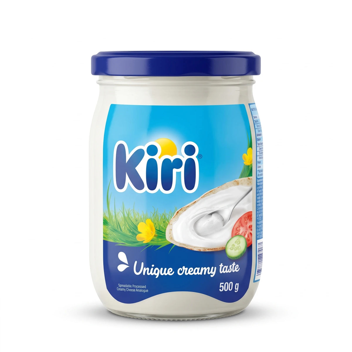 Kiri Spreadable Processed Creamy Cheese Analogue – 500 Grams | Unique Creamy Taste | Smooth Cheese Spread Alternative for Everyday Serving