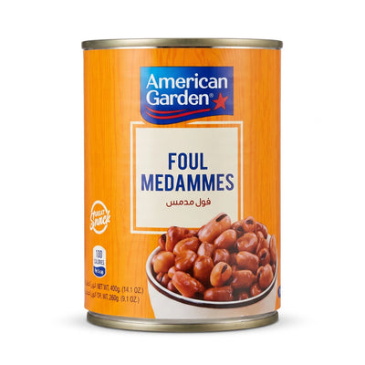 American Garden Full Medammes 400g Canned Food – Great Taste, Traditional Fava Beans