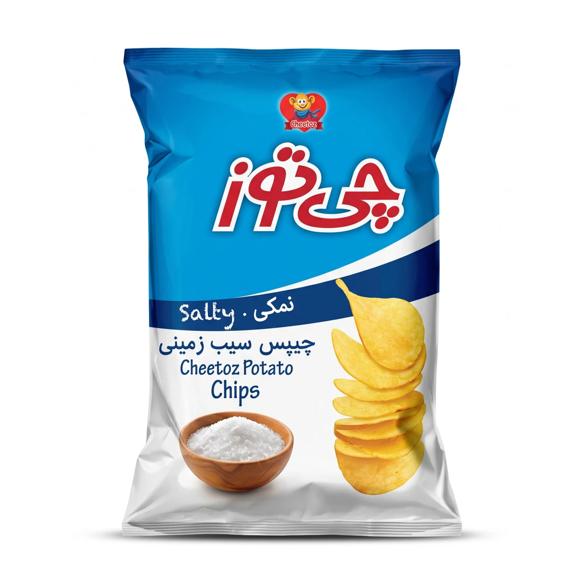 Cheetoz Potato Chips 65g – Salty Flavour Crisps Snack in a Sealed Bag