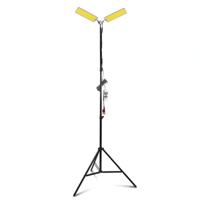 Jiham Outdoor Multifunctional Light – 280cm Full Height x 66cm Width | Tripod-Mounted Lighting Stand with Two Light Panels