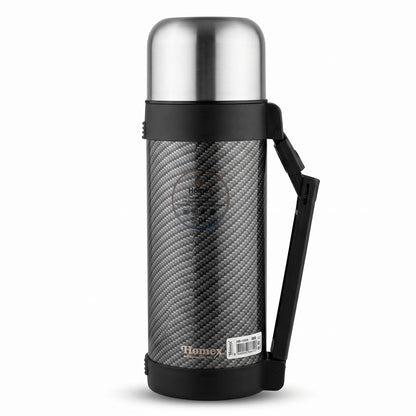 Homex Stainless steel travel vaccum flask – 1.5 Liter | 12 Hours Hot, 24 Hours Cold | Leak Proof Flask