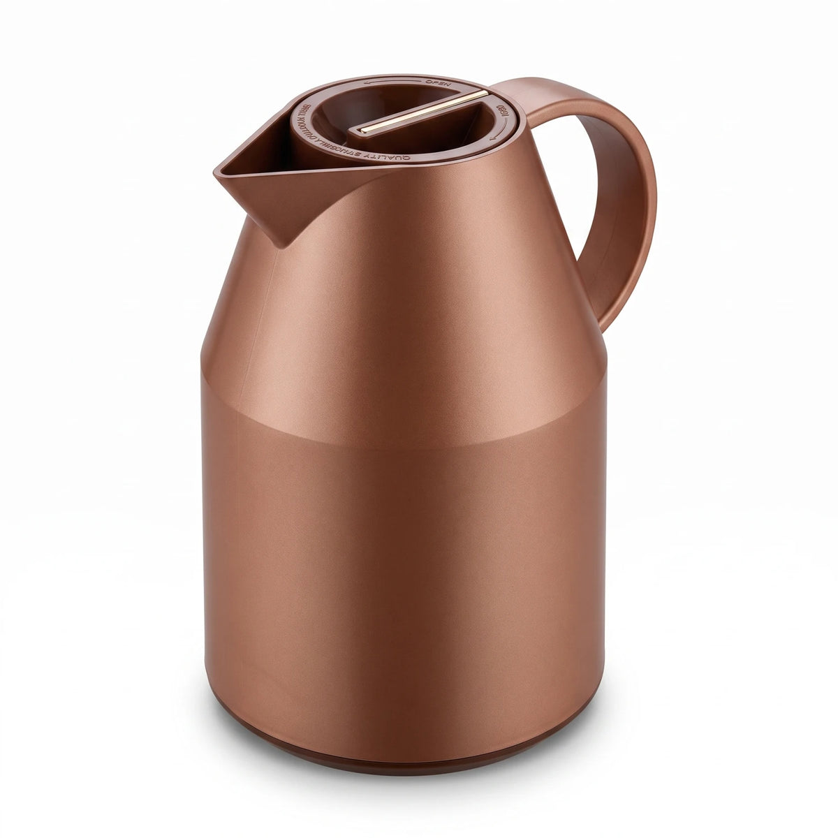 Parati Vacuum Flask 1.0 Liters – Leak Proof Tea and Coffee Flask | 12 Hours Hot, 24 Hours Cold | Pink Glass Interior