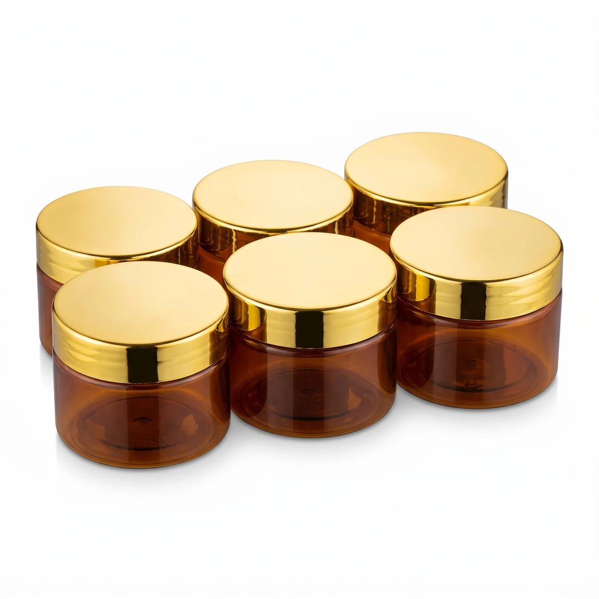 Incense Jar Set, 6 Pieces, 100 ML Each – High-Density Plastic Storage Containers for Incense and Everyday Home Organization