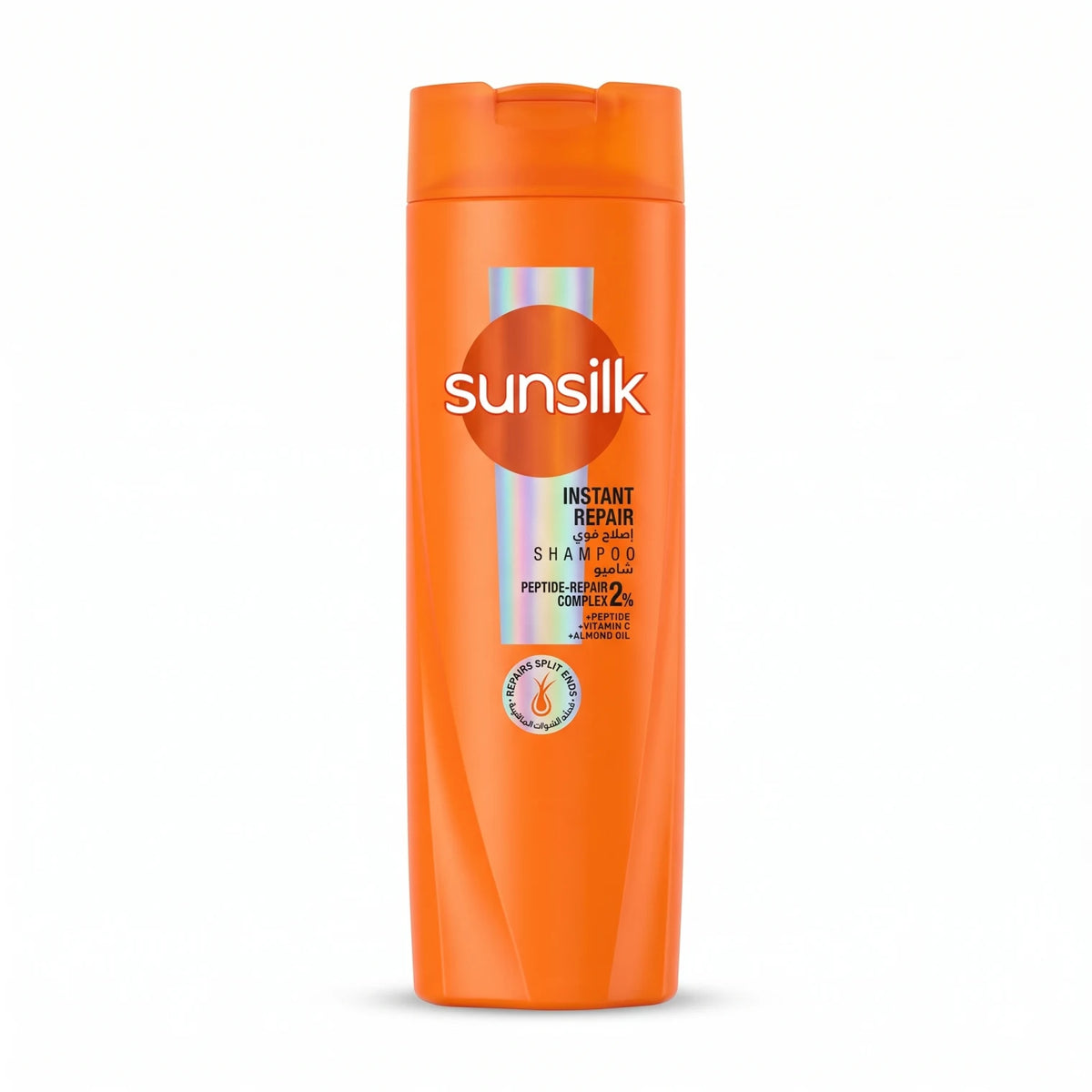 sunsilk Instant Repair Shampoo – Peptide, Vitamin C & Almond Oil | Peptide-Repair Complex 2% | Split-End Repair