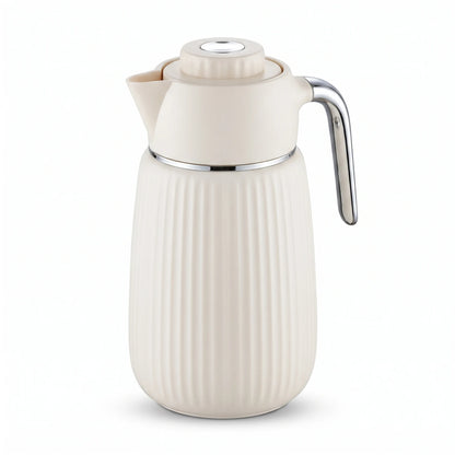 BAYTIX Vacuum flask 1.0 Liter – Leak-Proof Flask for Tea and Coffee, Keeps Drinks Hot for 12 Hours and Cold for 24 Hours