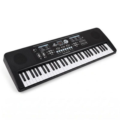 BIGFUN ELECTRONIC PIANO BF-700 – 61-Key Black Keyboard | 10 Rhythms, 16 Tones, Display, Speakers & Demo, Recording and Tempo Controls