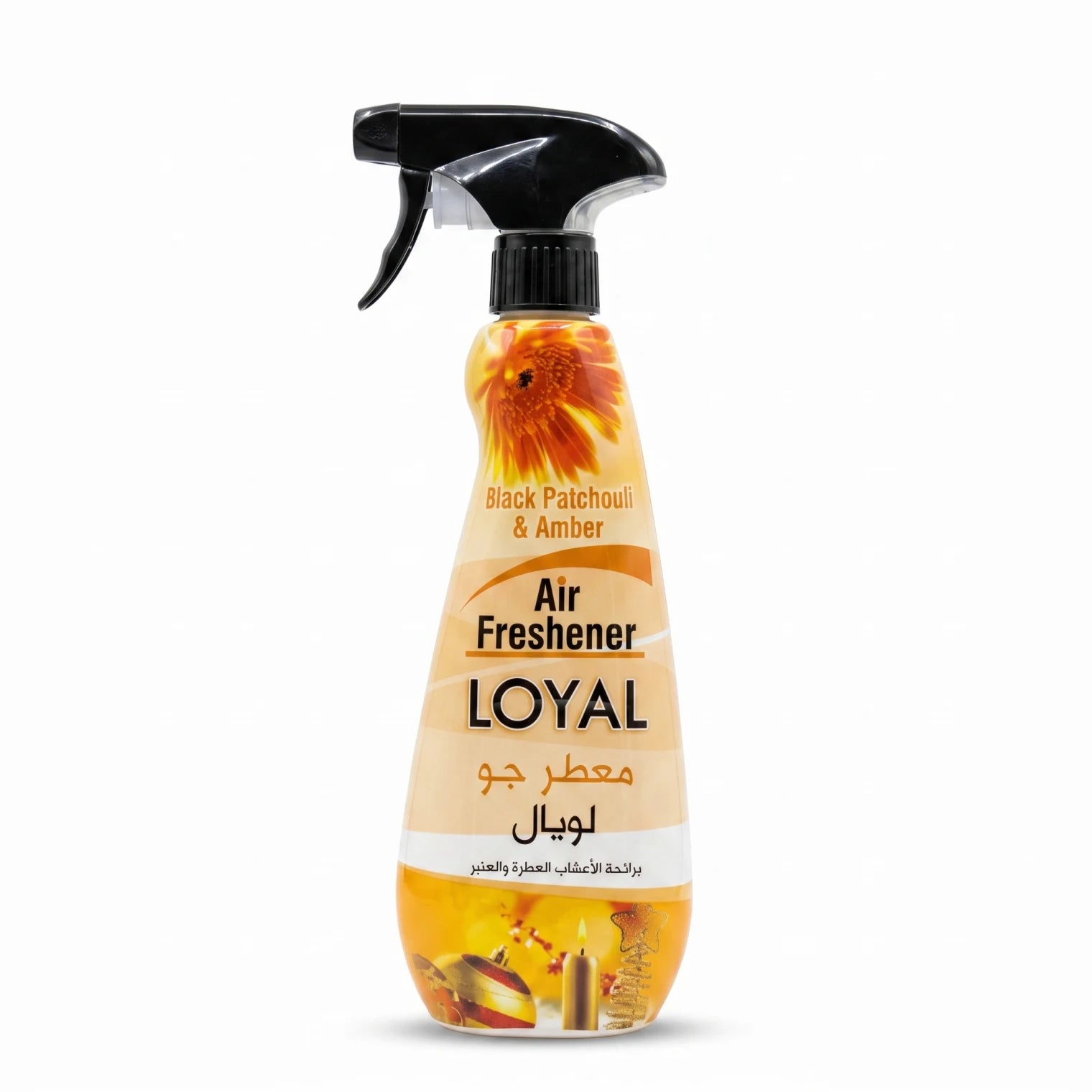 Loyal Air Freshener – 450ml Black Patchouli & Amber Fragrance | Trigger Spray for Room Freshening