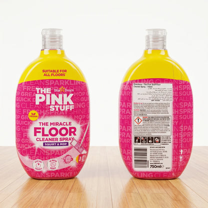 Star Drops THE PINK STUFF The Miracle Floor Cleaner Spray – Suitable for All Floors, Quick-Dry Formula, No Water Needed, Squirt & Mop