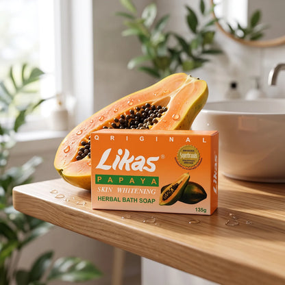 Mias Papaya Herbal Bath Soap 135g – Original Face and Body Soap Bar