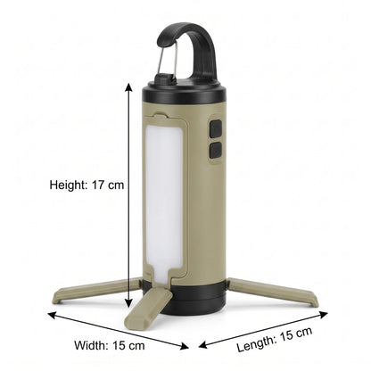 HU Tour Multifunctional Camping Light HTO-1004 – 17 cm Portable Lamp for Camping and Outdoor Lighting
