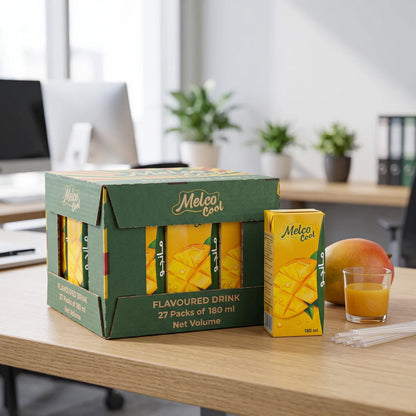 Mango Juice Pack of 27 x 180 ml – Individual Portions for Home, Office and Everyday Refreshment