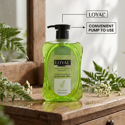 LOYAL Natural Aroma Green Garden Liquid Hand Wash 500ml (16.9 fl oz) | New Aroma Hand Wash for Everyday Use