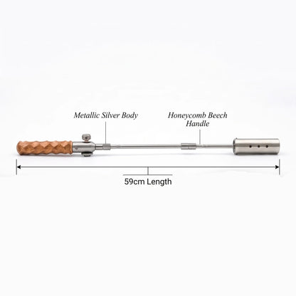 HU tour Long spray Gun – 59cm | Honeycomb Beech Handle | Three-Stage Disassembly Design