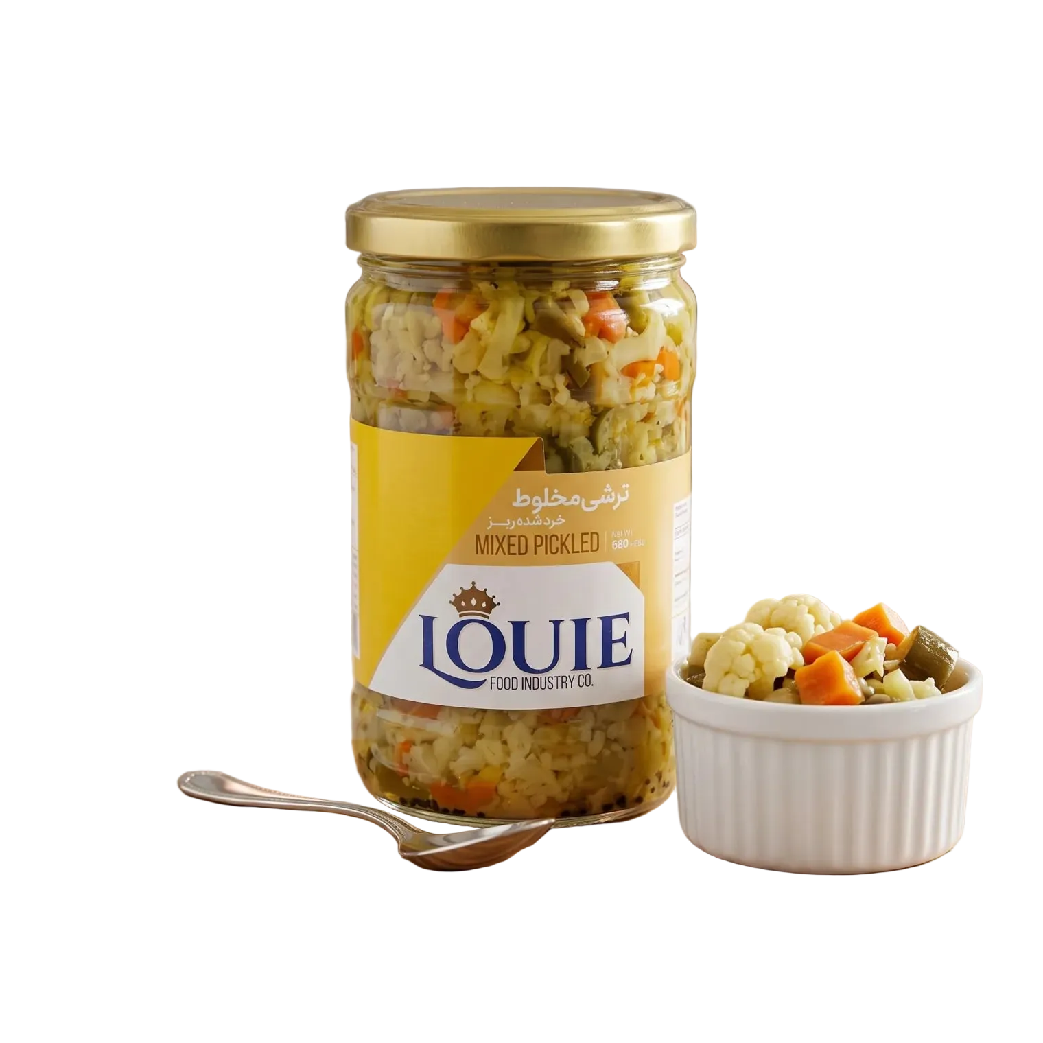 Louie Mixed Pickled 680 Grams – Mixed Vegetable Pickles in a Jar | Pickled Food