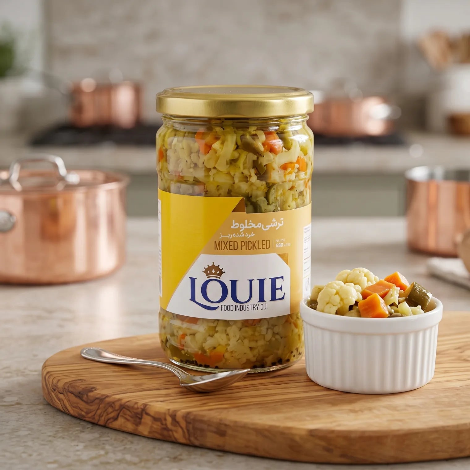 Louie Mixed Pickled 680 Grams – Mixed Vegetable Pickles in a Jar | Pickled Food