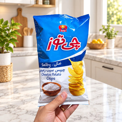 Cheetoz Potato Chips 65g – Salty Flavour Crisps Snack in a Sealed Bag