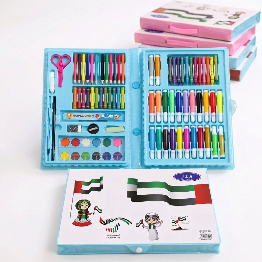 I&A Collection UAE National Day Stationery set , Pack of 24 pieces | United Arab Emirates Design