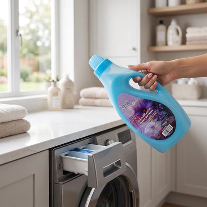 Msk Batool Fabric Softener – 2 Liters | Ultra-Soft Long-Lasting Fragrance | Built-In Handle | Blue Bottle for Laundry Care