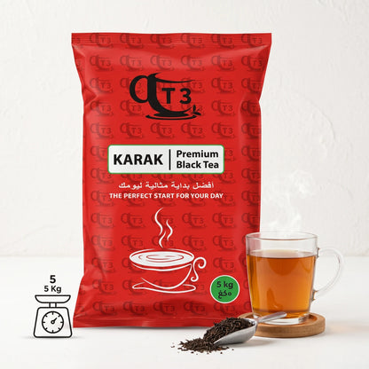 CT3 KARAK Black Tea 5 Kg – Premium Black Tea for Karak Preparation and Everyday Brewing