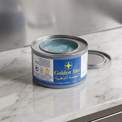 Golden Star Chafing Dish Fuel-Gel – Soot-Free Odourless Methanol Gel for Food Warmers and Catering