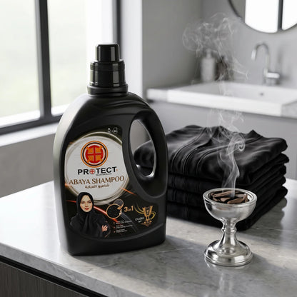 PROTECT Abaya Shampoo OUDH FLAVOUR 3 Liter – 3 in 1 Formula | Black Color Protection | Long Lasting Freshness | Fabric Softness