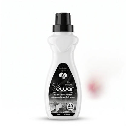 Sewar Fabric Freshner Lily Delight – 1 Liter | Floral Scent | Fabric Freshener for Everyday Laundry