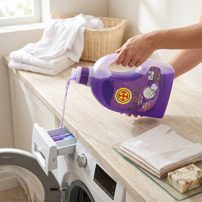 Protect Laundry Liquid Power Gel Max Clean 3 Liters – Power Plus Color Guard | Automatic & Regular Washing Machines